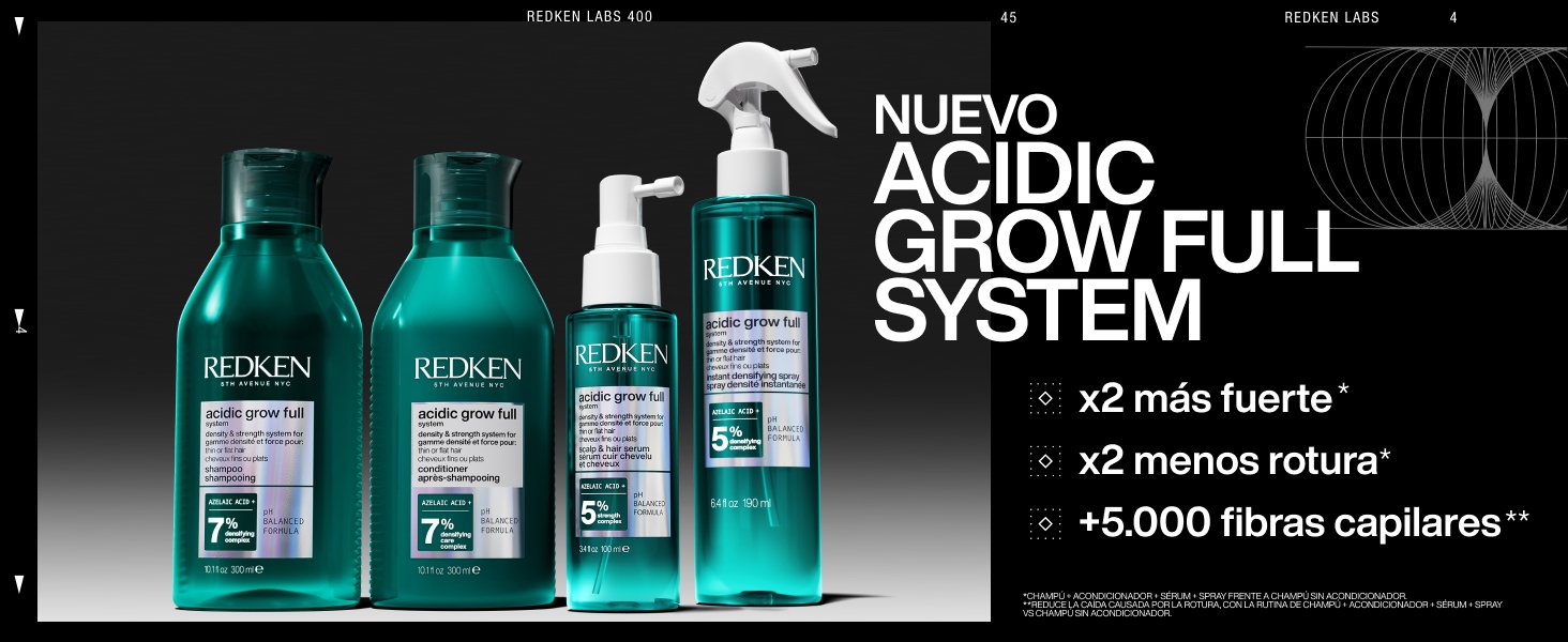 Redken 2025 Acidic Grow Full System BTF Module