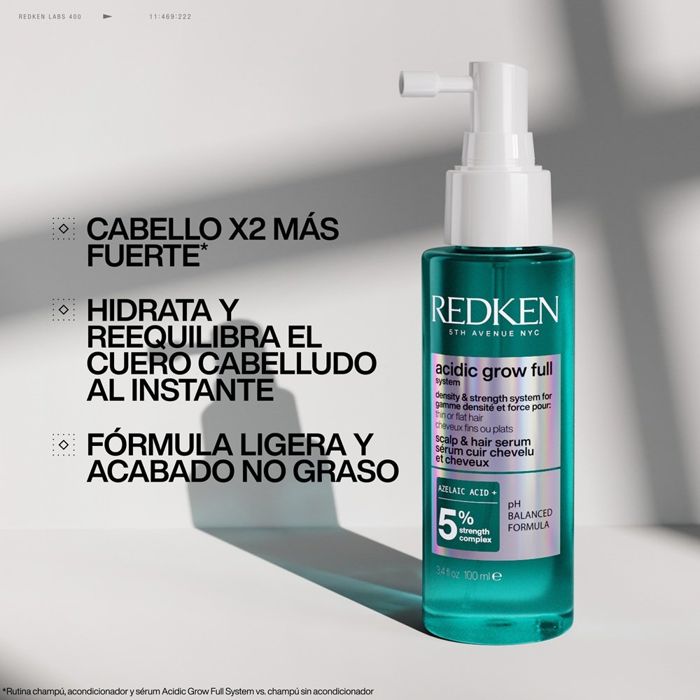 Acidic Grow Full System Scalp And Hair Serum ByRedken