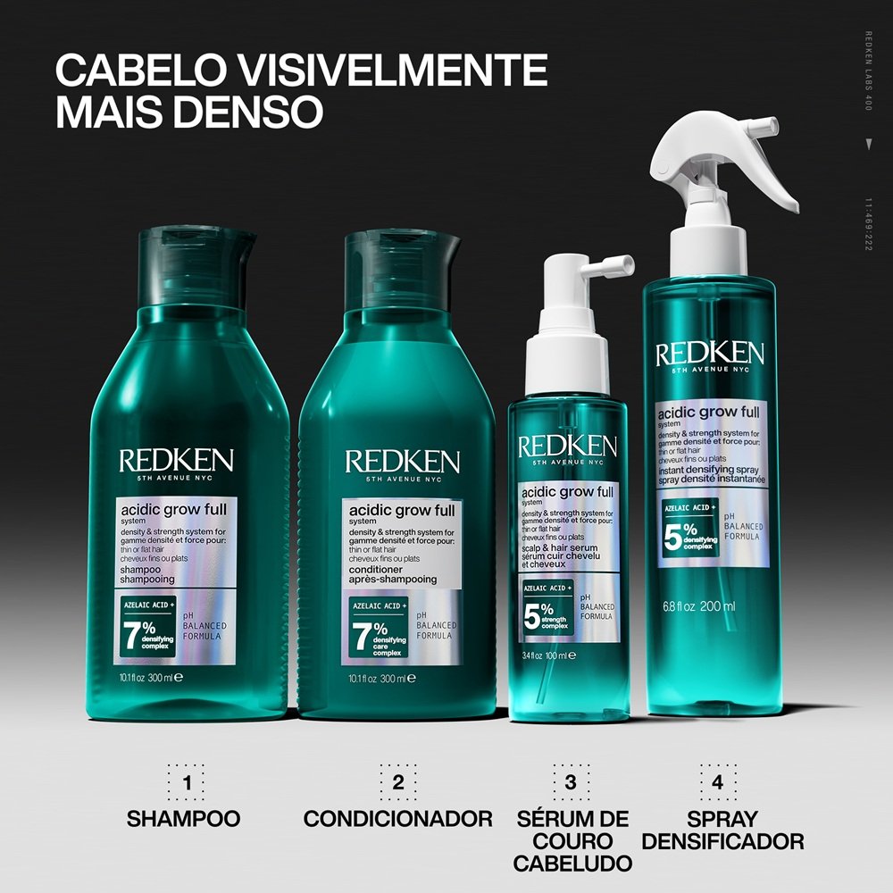 7 Redken 2025 Acidic Grow Full System AMINEXIL