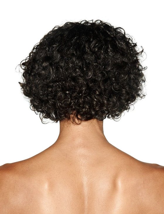 Curly, Dark Hair
