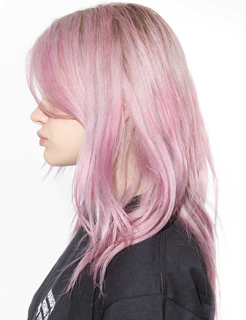 Rose Quartz Hair Lookbook Model I Redken Canada