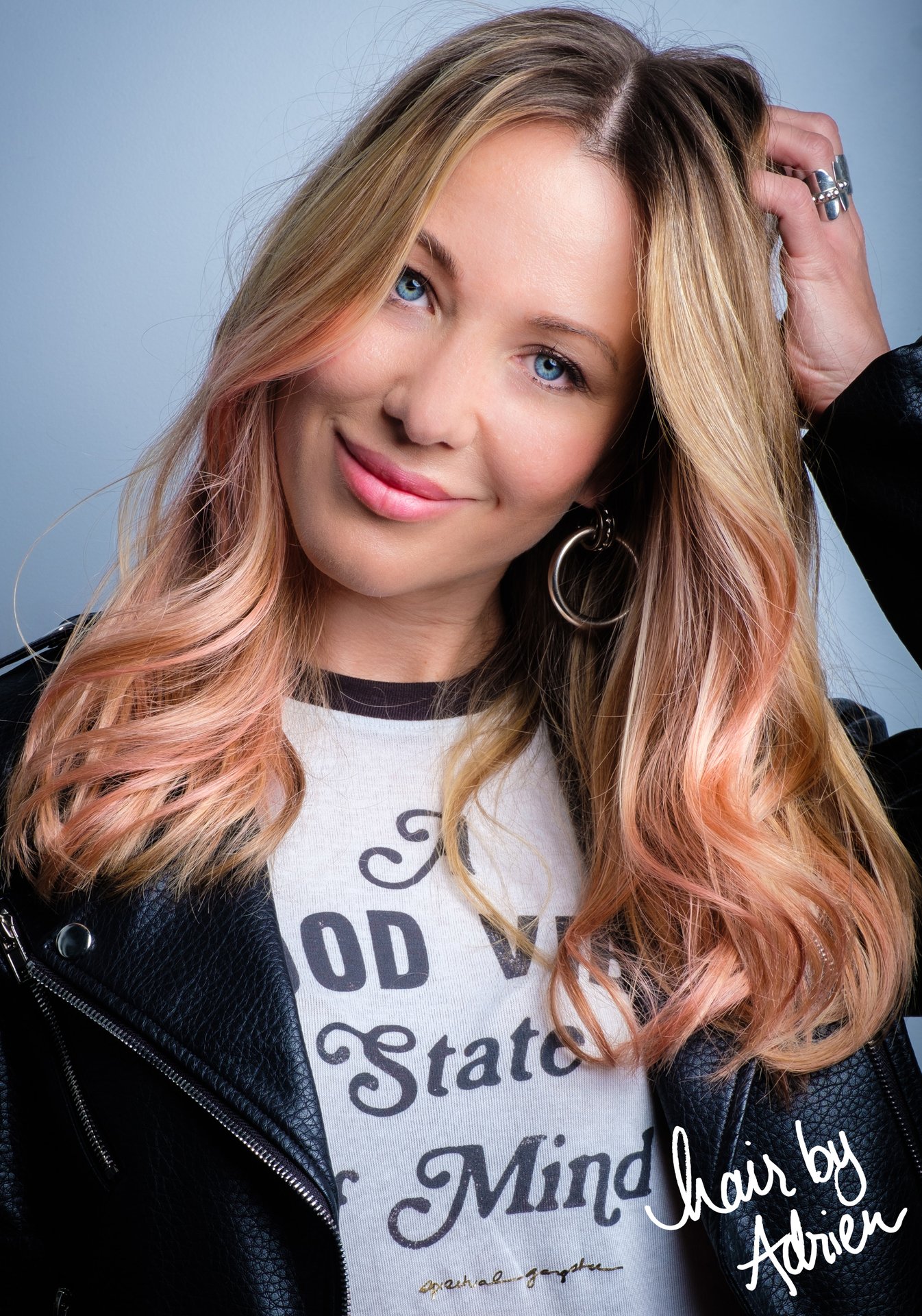 Estilo de cabello Dusty Rose