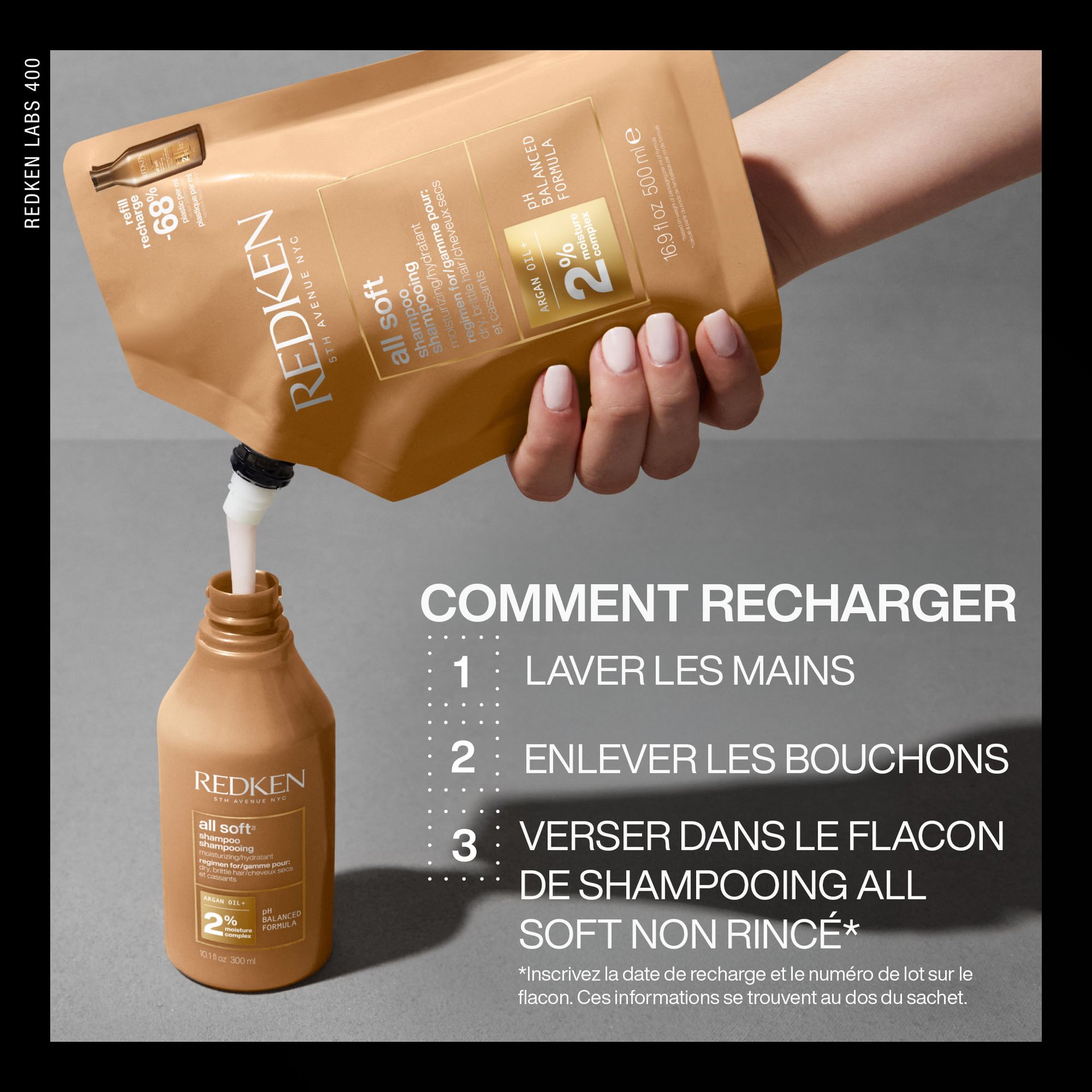 All Soft Shampoo Refill |Redken ByRedken