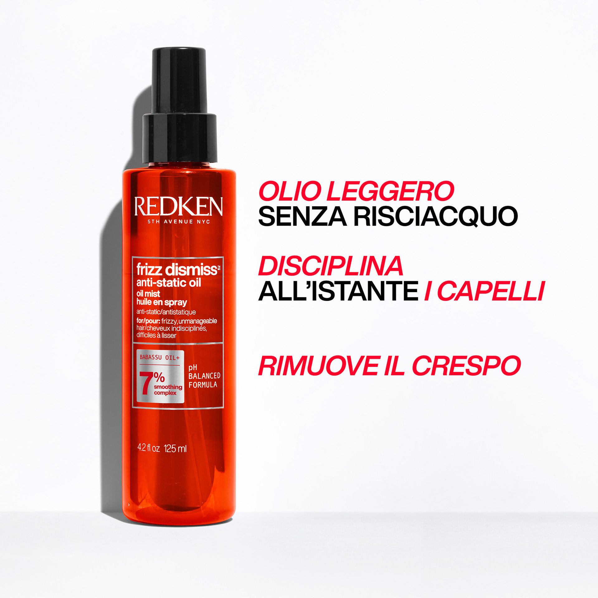 Anti Static Oil Frizz DIsmiss