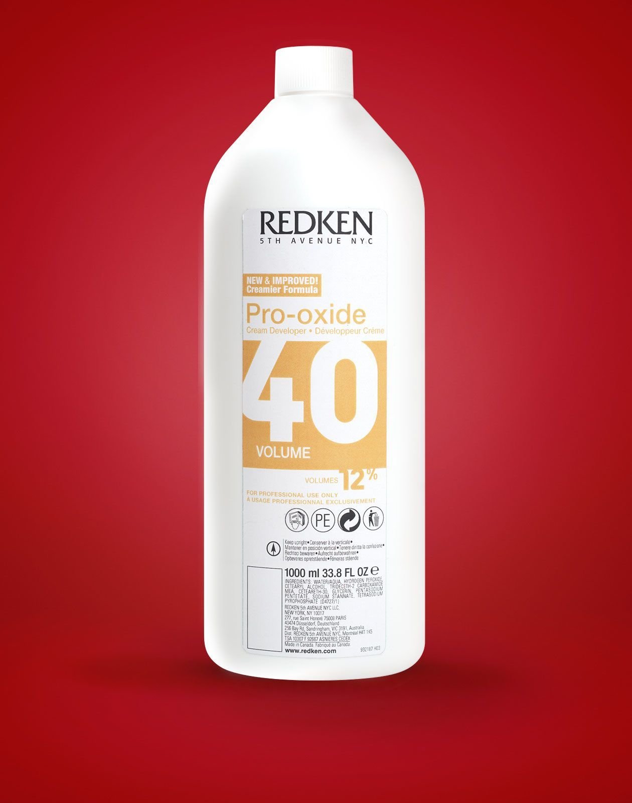 Pro-Oxide Developer Οξειδωτική Κρέμα Μαλλιών 40 Βαθμών ByRedken