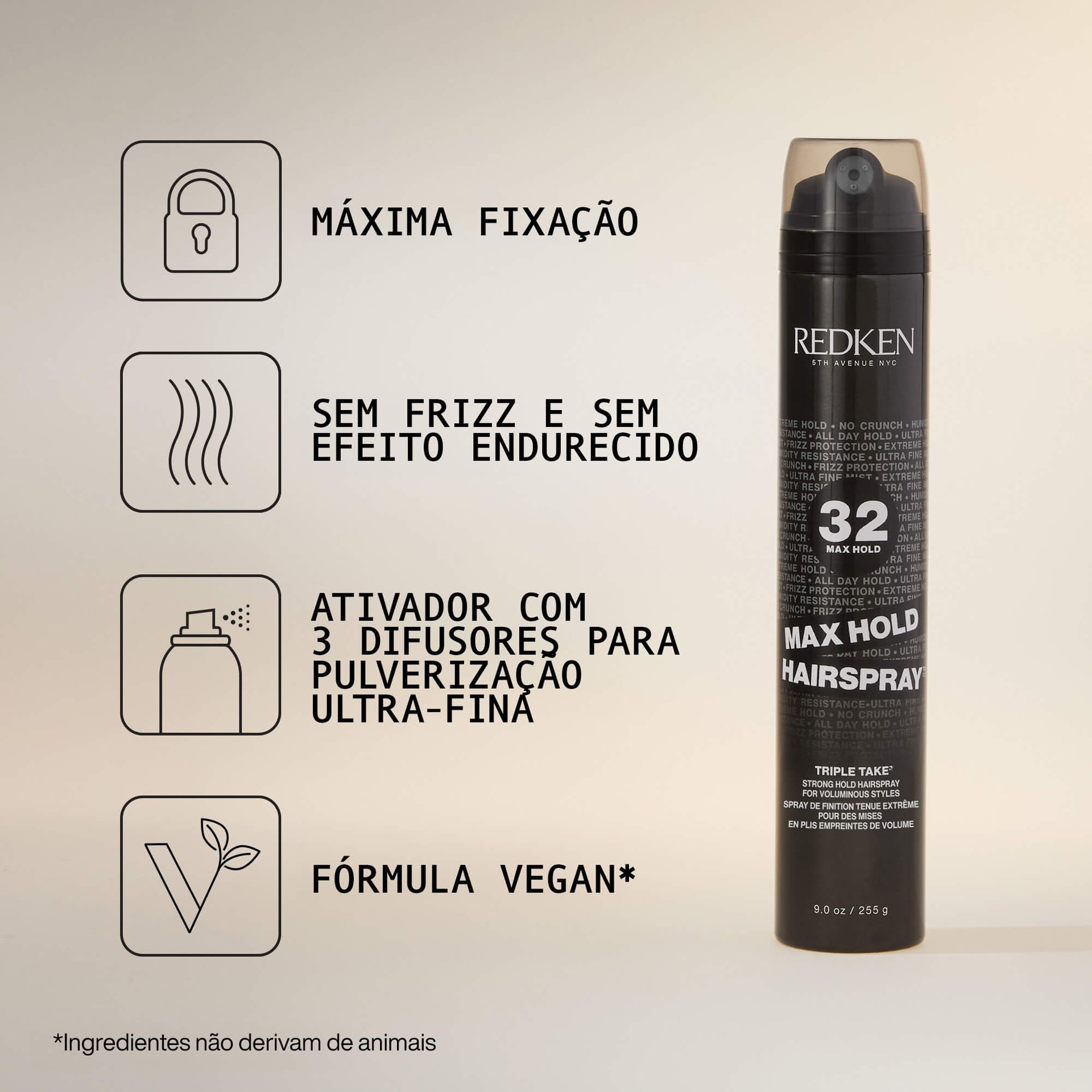 Max Hold Hairspray information
