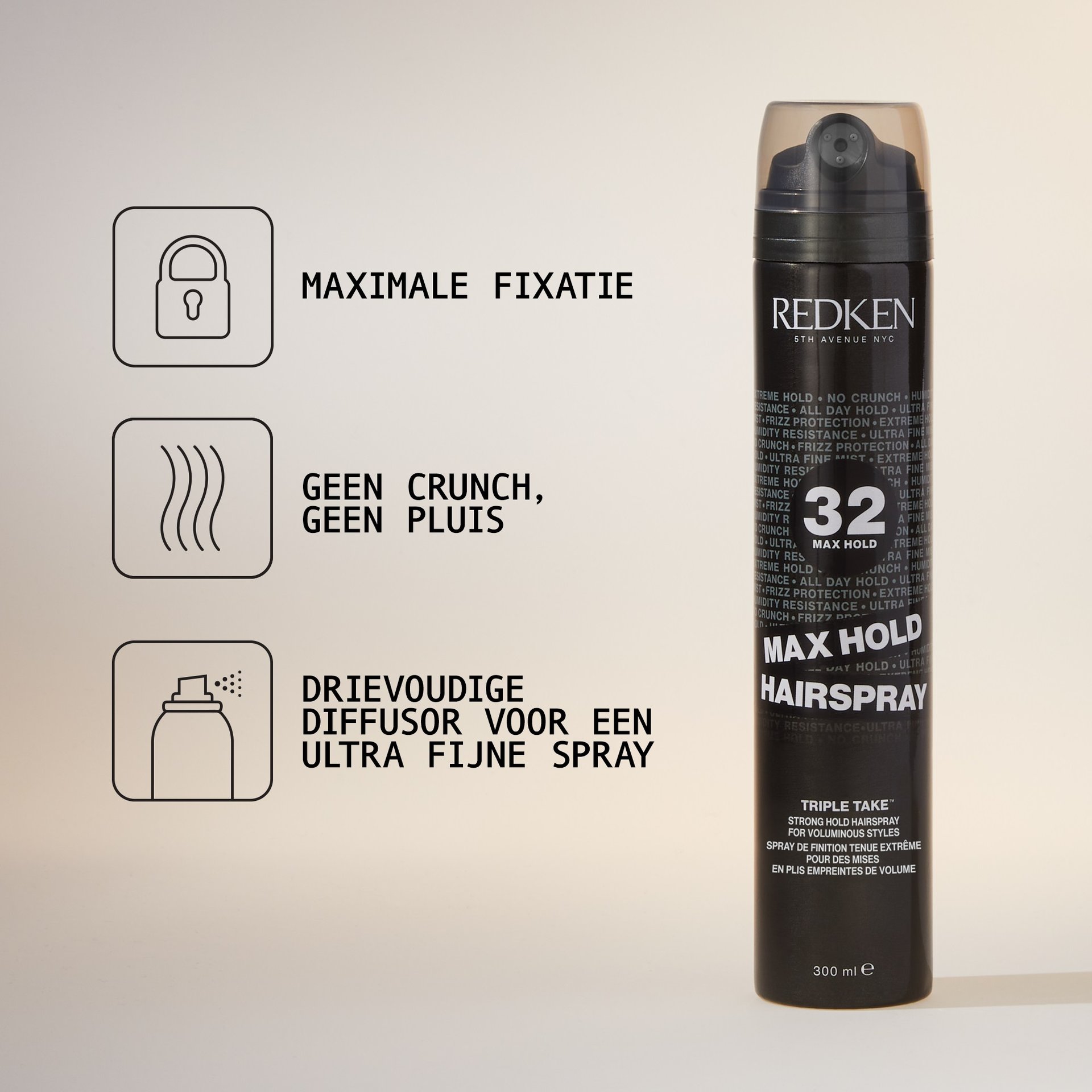 MAX HOLD HAIRSPRAY ByRedken
