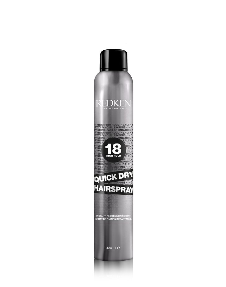 Quick Dry Hairspray: lacca a fissaggio istantaneo per un risultato deciso e ordinato