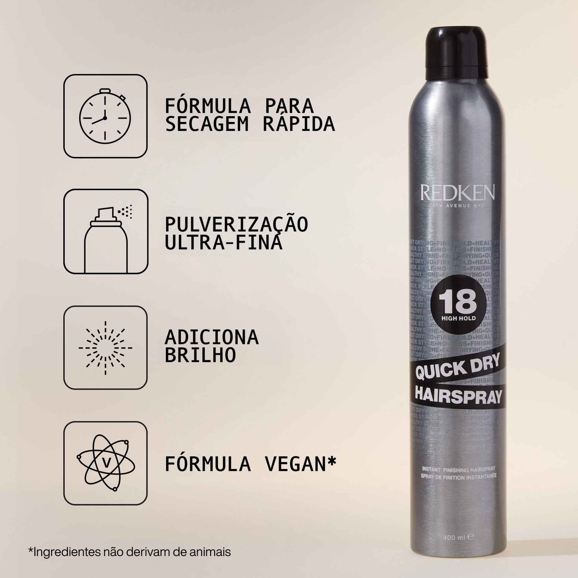 Quick Dry Hairspray information