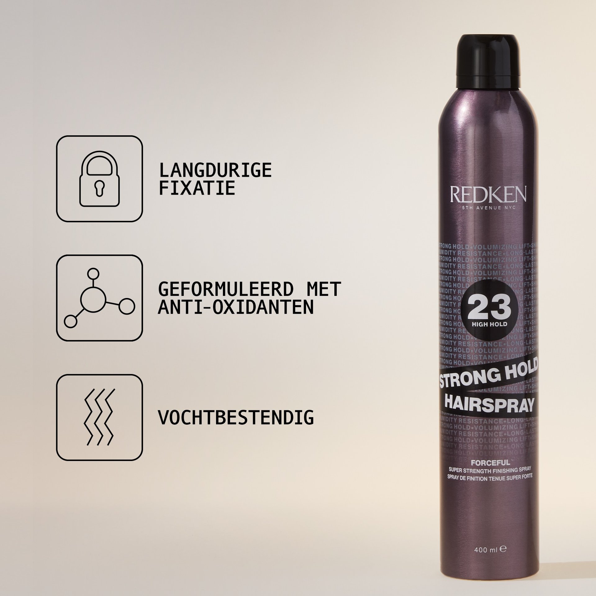 Strong hold hairspray