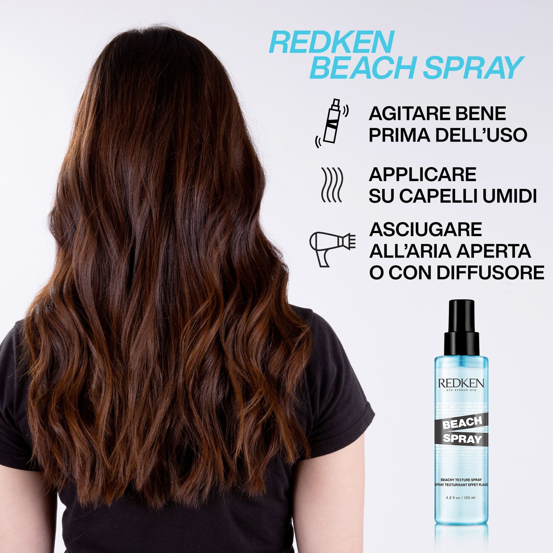 Beach Spray: spray texturizzante per ottenere delle onde effetto spiaggia
